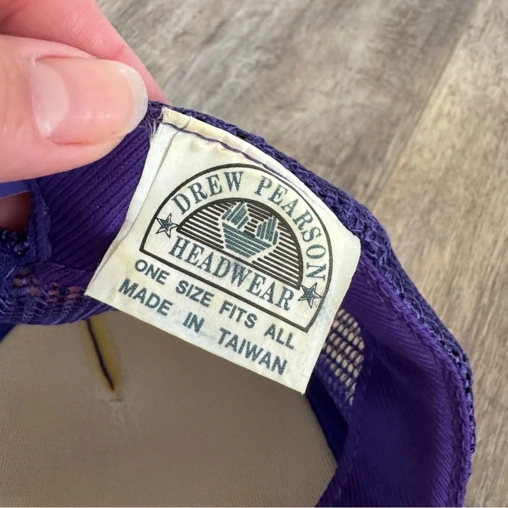 Vintage Minnesota Vikings Shield Logo 1980s/early 1990s NFL Trucker Style Hat